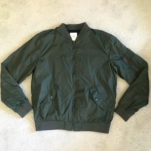 H&M LOGG Men's Army Green Bomber Jacket 

Men’s Size L